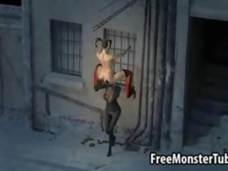 3d лесбийки harely куин получаване на тя мокри путка облиза