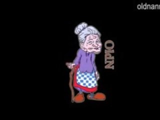שמנומנת סבתא ו - צעיר צעיר אישה מאונן יחד
