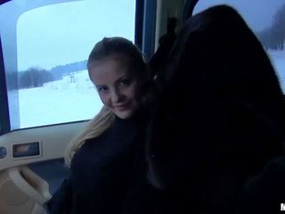 Eurobabe алекса удряха при на задна седалка