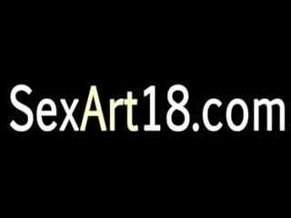 Đẹp thân thể painting trong nghệ thuật video