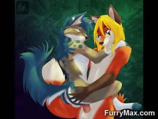 Furry мультяшки нечупари трахання!