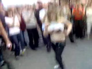 Exceptional роздягання танець в публічний