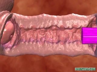 3d хентай саме dildoing її манда і tittyfucking фільм