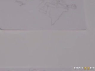 2 비탄 소녀 아르 공유 한 큰 지방 반듯한