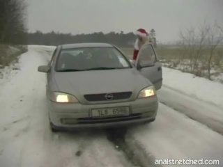 খ্রিস্টমাস hitch hiker