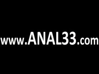 ぜいたく 異人種間の analhole 輪姦