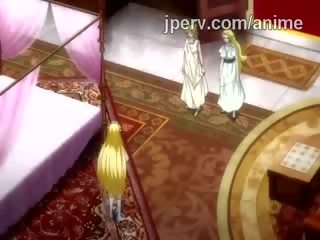 Fabulous elf принцеса п'яний по bunch з щупальця в хентай відео