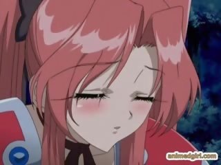 Спіймана хентай marvelous відтрахана і poking по неймовірно величезний і щупальце