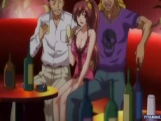 Bouncy jugs lassie gets cumshower
