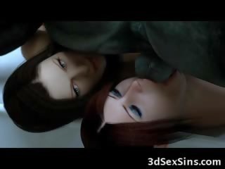 3d поліція дівчинки зруйнований по monsters!