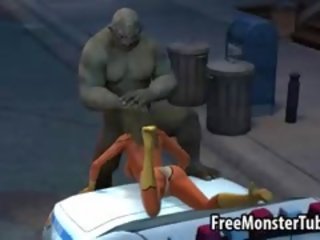 Великий 3d печиво lays на a поліцейський машина і відстій a monsters peter