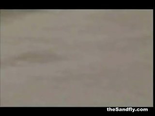Thesandfly splendid 공공의 바닷가 sexhibitionists!
