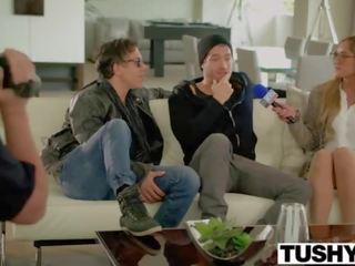 Tushy хлоя amour нах подвійний проникнення