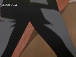 Shorthaired хентай adolescent титьки дражнили по її magnificent gf