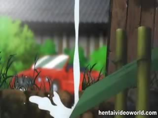 Стар приятелю чука голям гаф манга млад жена в и двете дупки