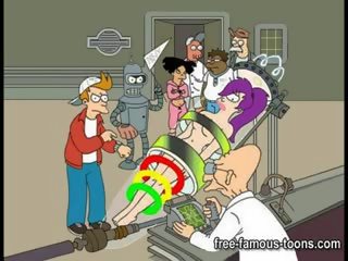Futurama 대 jetsons 성인 비디오 패러디