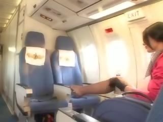 شهواني هواء مضيفة يحصل على جديد نطفة على متن سفينة