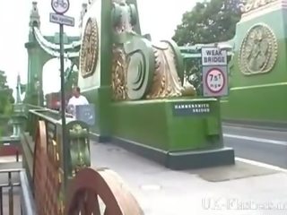 Hammersmith bridge публічний нагота з shaz