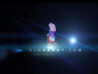 Oldnanny старий і леді є мастурбує з perfected іграшка