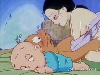 Libidinous 动漫 丈夫 钉 硬 他的 妻子 的阴户