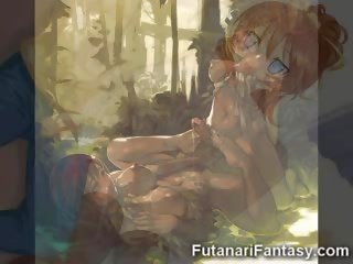 Божевільна мультяшки futanari фантастика!
