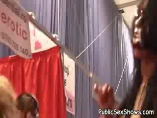 Stupendous sedusive strippers in erotic limo getting küntije and ýalaňaç