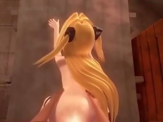 Кучешки стил влагалище шибане за невинен хентай damsel