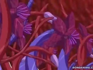 Adolescent 得到 一 觸手 顏射 overload