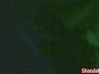 किनकी केनेडियन मिल्फ shanda fay हो जाता है गड़बड़ पर the peep प्रदर्शन!