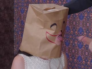 Bagged と 猿轡 残忍な facefucking, 高解像度の 大人 クリップ f2
