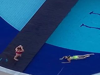 3 жінки на в басейн non-nude - частина ii, x номінальний відео 4b