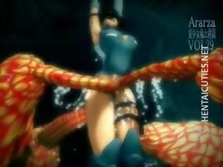 Desirable 3d hentai nô lệ được trừng phạt