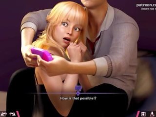 더블 homework &vert; 열렬한 금발의 비탄 정부 시도 에 distract companion 부터 gaming 로 전시 그녀의 우수한 큰 바보 과 승마 그의 회원 &vert; 나의 섹시한 gameplay 순간 &vert; 부분 &num;14