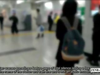 Japanese girlfriend real chikan train experience