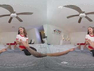 Vr bangers הדוקה אסייתי כוס מקבל עסיסי עוגית vr סקס סרט
