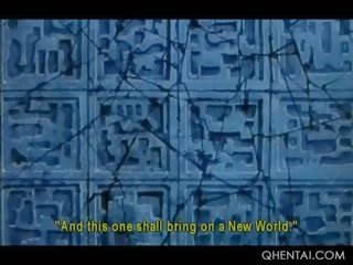 Голям бюст хентай принцеса получава малък влагалище разби от чудовище