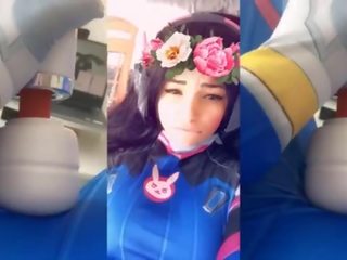 角色扮演 情人 dva 可爱 agony 惊人 性高潮 业余 damsel 自慰 直到 强 性高潮 safada gozando gostoso