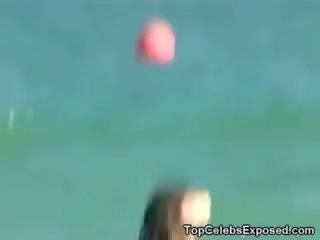 Stupendous джессіка alba пляж вуайеріст vid!